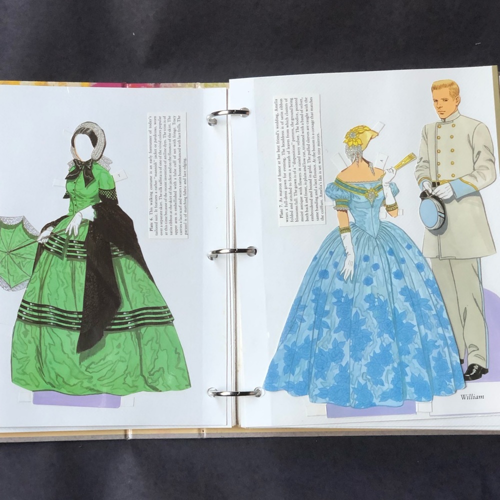PAPERDOLLS FASHIONS OF THE OLD SOUTH pre-cut